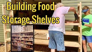 Food Storage Shelves / DIY Preppers Shelving