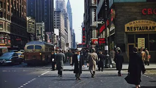 New York Streets 1950 - 1965(480P)