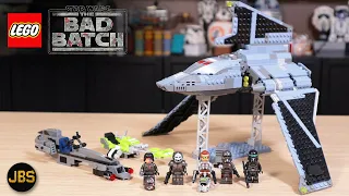 LEGO Star Wars The Bad Batch Attack Shuttle Review! New Summer 2021 Set 75314!