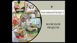 DAY 18/19 #the100dayproject book page projects (hidden paper clips)