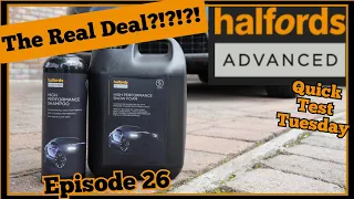 HALFORDS ADVANCED SNOWFOAM AND SHAMPOO | QUICK TEST TUESDAY SPECIAL #carcare #cardetailing #carwash