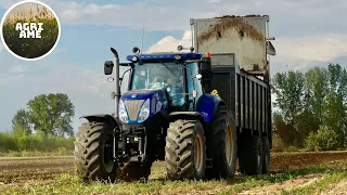 MANURE SPREADING | New Holland T7.270 Blue Power & TL 100 | Gervasio & Franzosi | Az. Agr. Seccamani