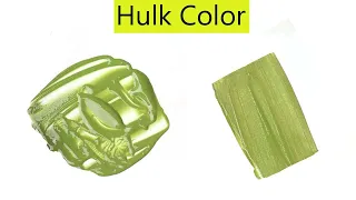 Hulk Color - What Color Make Hulk  - Color Mixing Video