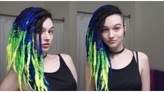 Hair Transformation - Toxic Mermaid