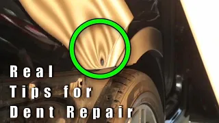 PDR TUTORIAL- How to Fix Dents Like This ☝🏼Real World PDR