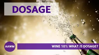 What is Dosage? Sparkling Wine Production