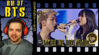[Reaction] Rap Monster (BTS) - Umbrella 산 @ Duet Song Festival - RM made me cry again...