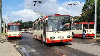 Trolleybuses in Vilnius, Lithuania - July 2020