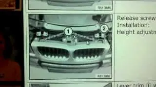Headlight Removal BMW X3 Repair Instruction