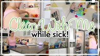 Clean With Me While Sick | Clean and Disinfect With Me