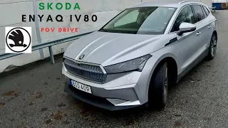 Skoda ENYAQ iV 80 | POV Drive | 0-100 km/h | Top Speed