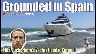 Luxury Yacht Grounded in Spain Taking on Water | Sy News Ep336