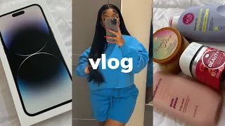 VLOG: UNBOXING MY NEW IPHONE + TARGET PICKUPS + IS YOGO SUPPOSE TO HURT? LOL + CELEBRATIONS & more