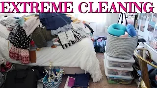 Organizing and Cleaning Out Our Bedrooms! All Day Clean With Me! Emma and Ellie