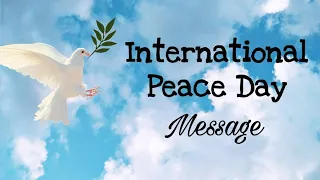 International Day of Peace 2021 |World Peace Day 2021| 21 September whatsapp Status peace day status