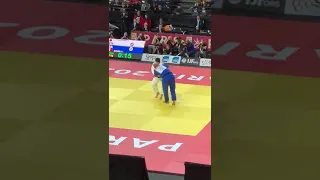 Teddy riner Lose the fight with ippon