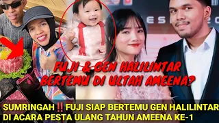 THARIQ SUMRINGAH‼️FUJI DAN GEN HALILINTAR AGENDAKAN BERTEMU DI ACARA PESTA ULTAH PERTAMA AMEENA.