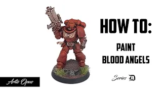 How to Paint Warhammer 40000 Blood Angels