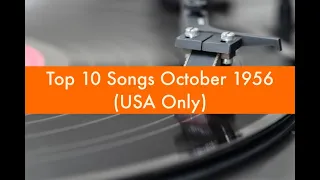 Top 10 Songs for October 1956; Elvis, Fats, Page, Sinatra, Etc Billboard Top Peakers