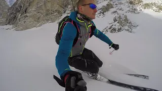 Seppi Stiegler Skiing the Middle Teton Glacier 10/25/20