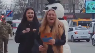Scary Snowman outakes