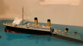 titanic model sinking 🚢