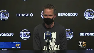 ASIAN AMERICAN ATTACK: Warriors coach Steve Kerr condemns wave of attack on Asian Americans In Bay A