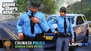 Speeder Rams into Police Car - Chumash Police GTA 5 LSPDFR [No Commentary] [096]