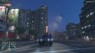 killing cops with the khanjali tank (gta v online)