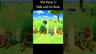 Wii Party U - Hide and Go Beak Minigames - Miku Vs Yuehua Vs Joost Vs Susie
