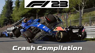 F1 23 Game - Crash Compilation