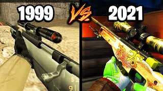 Evolution of CS:GO - From 1999 to 2021