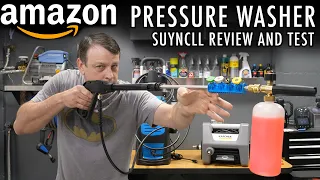 IF THIS IS YOU!!  MUST WATCH Amazon ELECTRIC PRESSURE WASHER REVIEW SUYNCLL