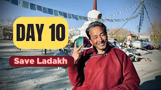 End of Day 10 of #climatefast | Sonam Wangchuk