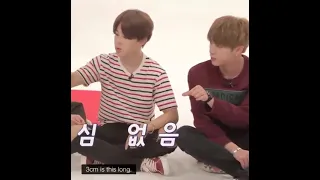 Jin and Jimin almost Kiss