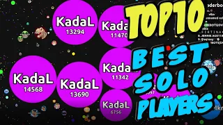 TOP 10 best agario SOLO players OF ALL TIME (2015-2019) ⚡