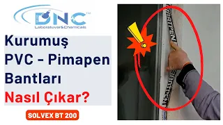 Pimapen (PVC) Plastik Penceredeki Kurumuş Yapışkan Bant Nasıl Çıkar? Bant Yapışkan Sökücü