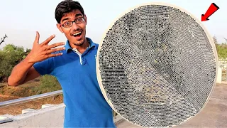 We Made Super Powerful Concave Mirror | कांच के टुकड़ों से बनाया Magical Mirror |