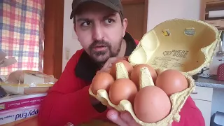 Mein Einkauf vom ......Braune Eier......ist doch glatt für´n Arsch