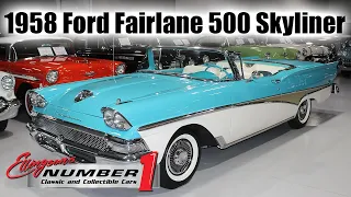 1958 Ford Fairlane 500 Skyliner - FOR SALE at Ellingson Motorcars in Rogers, MN