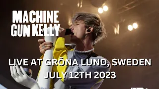 Machine gun kelly - Live @ Gröna Lund, Stockholm, Sweden 12 July 2023