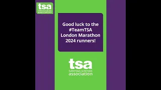 Good luck to #TeamTSA at the London Marathon 2024!