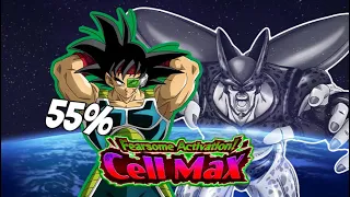 55% TEQ BARDOCK VS FEARSOME ACTIVATION! CELL MAX EVENT: DBZ DOKKAN BATTLE