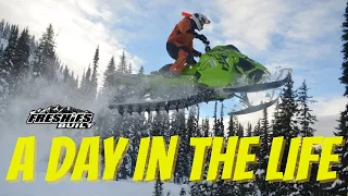 A Day in the Life of a Backcountry Snowmobile Guide | FRESHIES BUILT VLOG 6