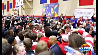 Crowd STORMS The Court! Zion Williamson's LAST Home Game at Spartanburg Day