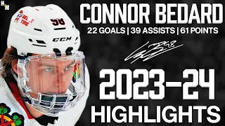 Connor Bedard | 2023-24 Chicago Blackhawks Rookie Highlights