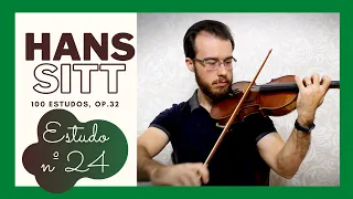 ESTUDO Nº 24 | HANS SITT - 100 Estudos op. 32 (TUTORIAL)