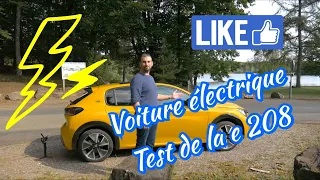 Voiture électrique: Test Peugeot E 208 Gt  premiers tour de roues, conduite semi autonome