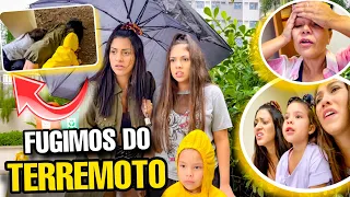 FOMOS SURPREENDIDAS POR UM TERREMOTO! OLHA NO QUE DEU! 😱 *novelinha*