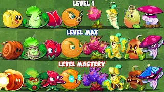 Random 30 OLD & NEW Plants Level 1 vs Max Level vs M200 - Who Will Win? - Pvz 2 Battlez